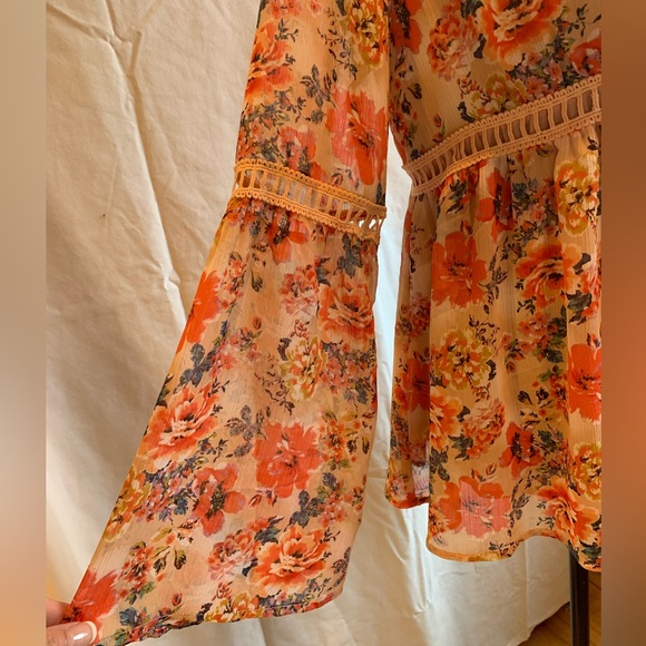 Gorgeous boho floral shirt NEW - Picture 6 of 7